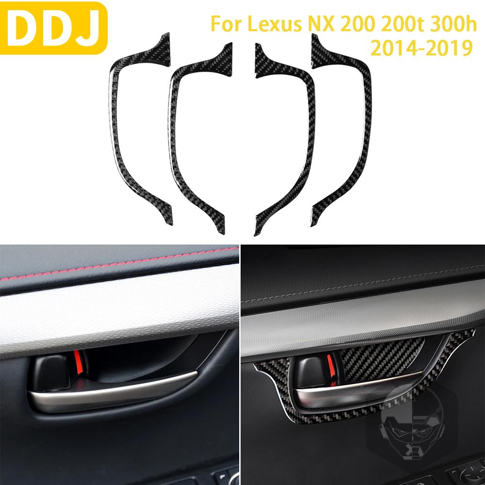 

Для Lexus NX 200 200t 300h 2014-аксессуары автомобильные наклейки из углеродного волокна для внутренней отделки ручек