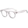 Reisnagel Anti-Blau Flacher Spiegel Herren- Und Damen-Trendiger Schwarzer Rahmen Retro Rundes Gesicht Kleiner Rahmen Street Style Personalisierte Brille