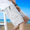 Men's Summer Shorts Cotton Knee Beach Pants Golf Plaid Zipper Pocket Y2K Swim Beach Relaxed Fit Jogger Shorts
