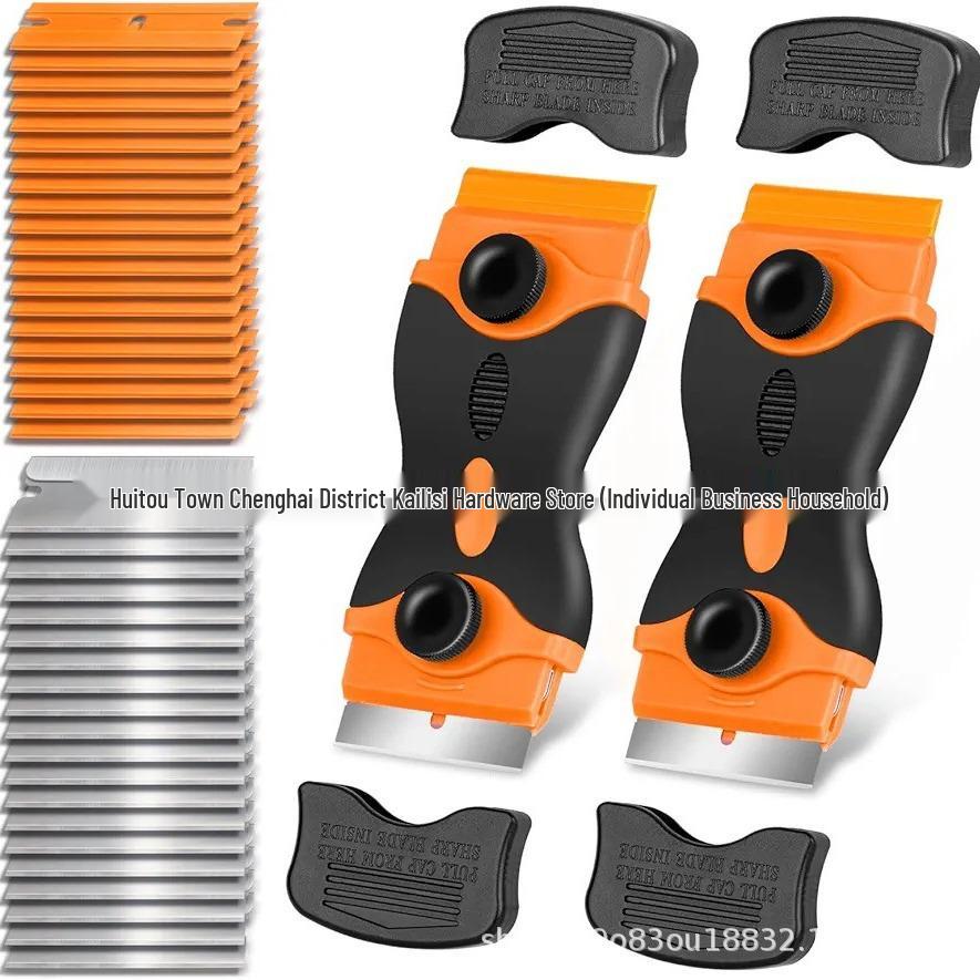 Double-Headed Glue Remover & Small Cleaning Scraper for Car Film & Glass