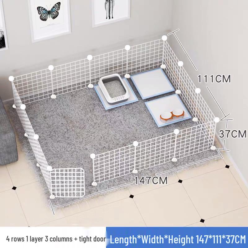 Pet Fence: Indoor Medium & Small Dog Gate, Barrier, & Stopper
