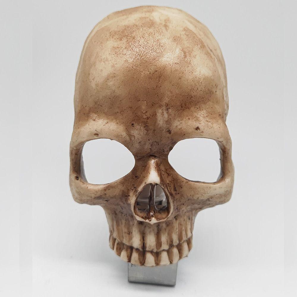 Harpiks Gotisk Hodeskalle Nattlampe US Plugg/EU Plugg Skrekk Lampe Veggdekorasjonslys Entréer