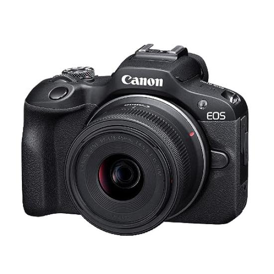 

Дзеркальна камера Canon EOS R100 з комплектом стандартного зум-об єктива (РФ-С18-45) BlackAPS-CA прибл. 356г (EOSR100-1845ISSTMLK)