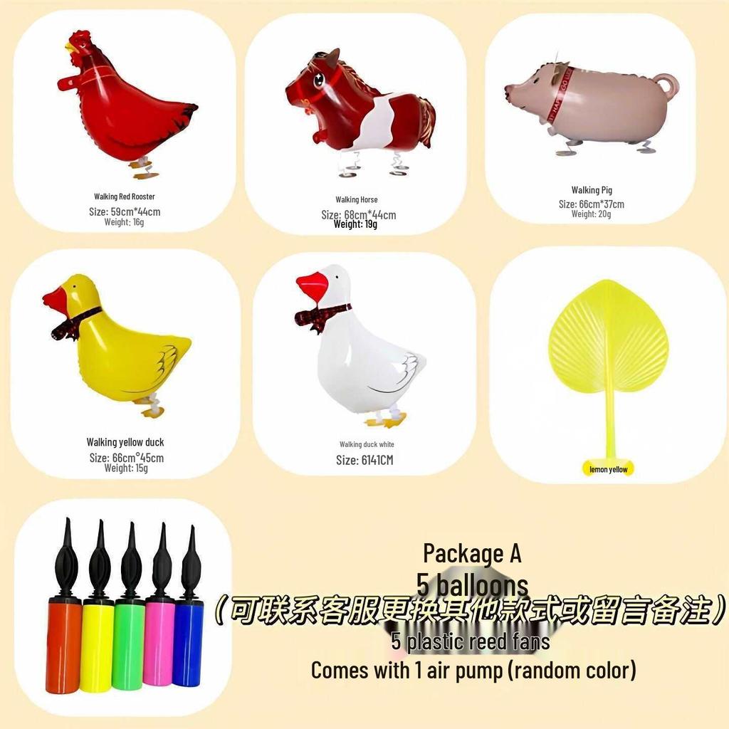Horse Herding Game Props: Year of the Horse 2026 Annual Meeting Decor Balloons