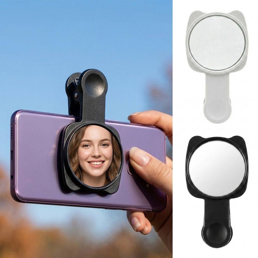 Anti-Spy Phone Rear Selfie Mirror Reflection Clip Selfie Mirror Clip  Smartphone