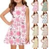 Girls' Summer Princess Dress - A-Line Vest Splice Dress