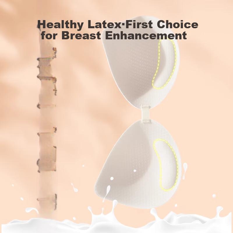 XUEXIMAN Wheat Ear Lace Camisole Bra for Women, Thin Latex Seamless Wireless Push-Up Bra for Small Breasts, Side Support, Breathable Brassiere