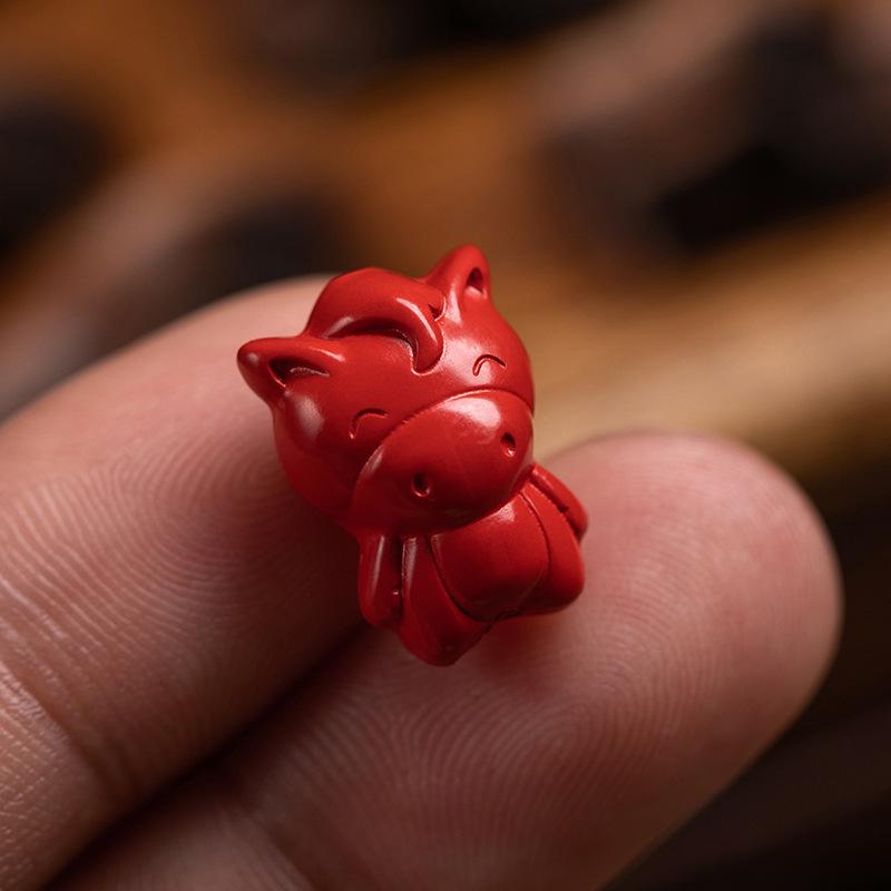 Roter Zinnober Tierkreis Cartoon DIY Zubehör