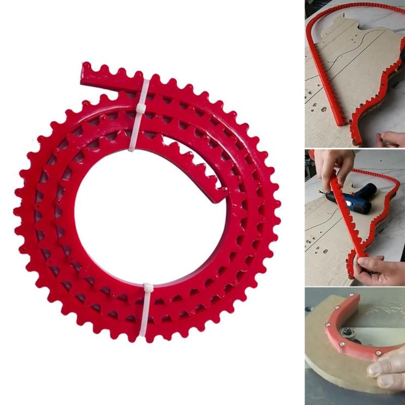 Woodworking Profiling Strips Flexible Curve Templates Excellent Rebounds Fixed Complex Shape Woodworking Gear Driven