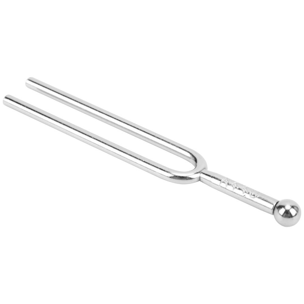 2 Stück Silberfarbene Stimmgabel Stahl Stimmgerät Klangreferenzwerkzeug Musikinstrumentenkalibrierung