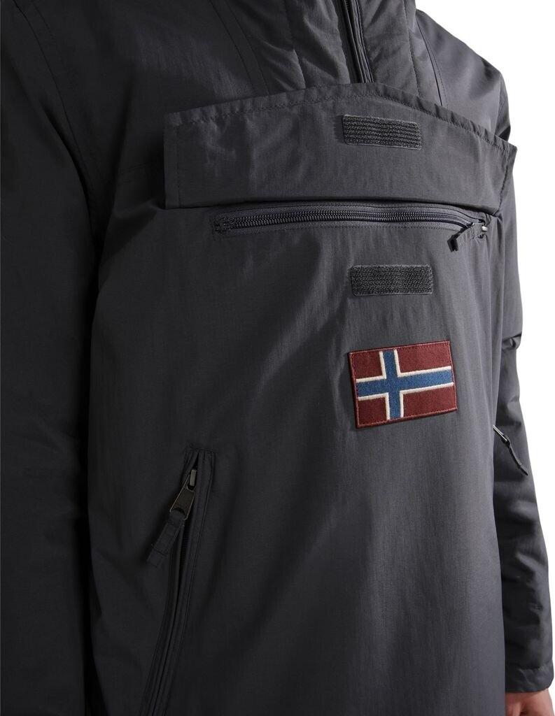 Napapijri Rainforest Winter Pocket Jacket (NA4GMD) Dark Gray Solid