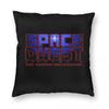 Space Quest Pixel Dos Spiel Quadratische Kissenhülle Polyester Leinen Samt Bedruckt Reißverschluss Dekorative Auto-Kissenbezug