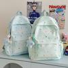 Schoolbag1011 New Small Backpack Women's Japanese Printing Polka Dot Star Travel Schoolbag Student Flash Leisure Mori Backpack