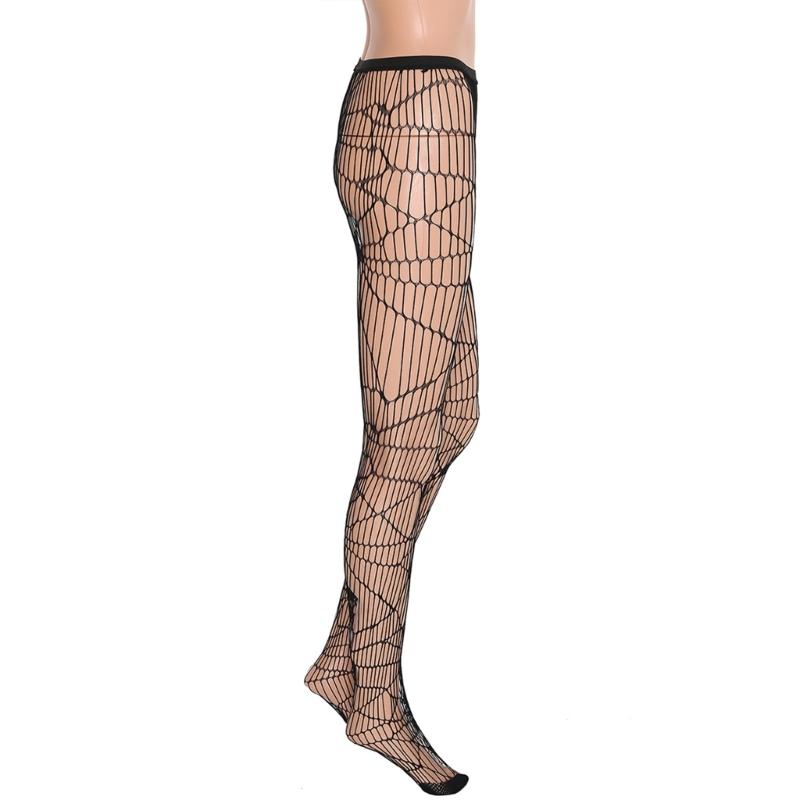 Womens High Waist Tights Fishnet Stockings Thigh High Pantyhose Halloween Cosplay Pantyhose Leggings