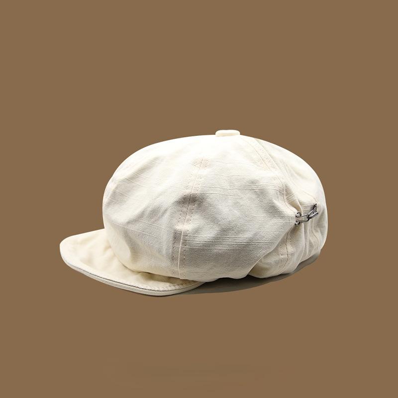 Beret Retro Cloud Hat Women's Face Show Small Artistic Painter Hat Versatile Simple Vintage Short Eaves