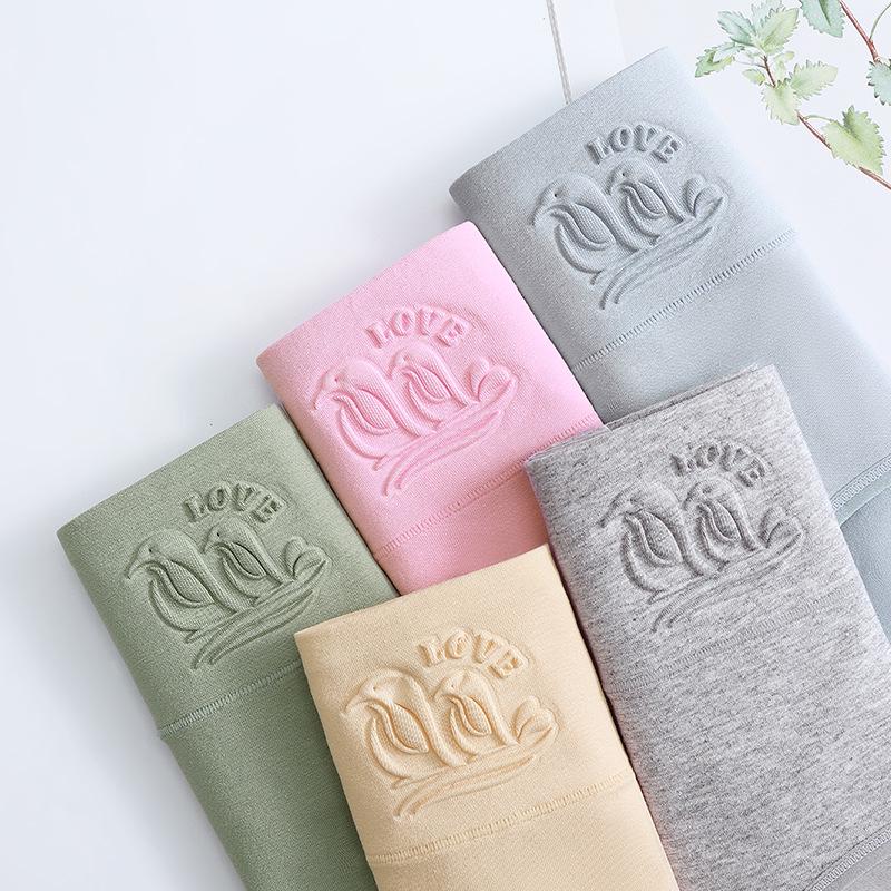 

10A Antibacterial High Waist Cotton Women s Briefs - Tummy Control, All-Cotton Crotch, Plus Size L