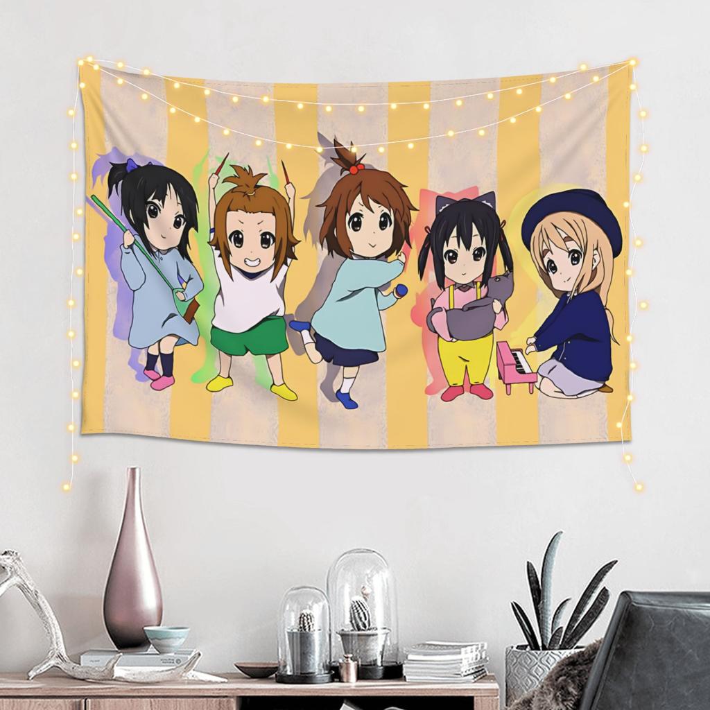 Colorful Anime Girl Tapestry Wall Hanging Blanket Tapestry Home Decor Items Wall Decorations