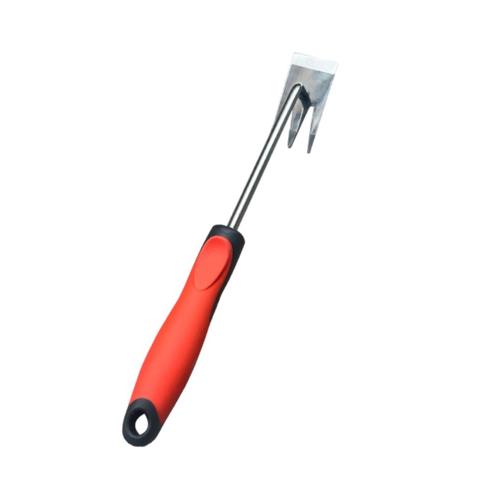 

Multifunctional Weed Puller Tool Stainless Steel 3 Teeth Uprooting Weeding Tool Sturdy Garden Rake For Gardening Weeding Tool 1pcs