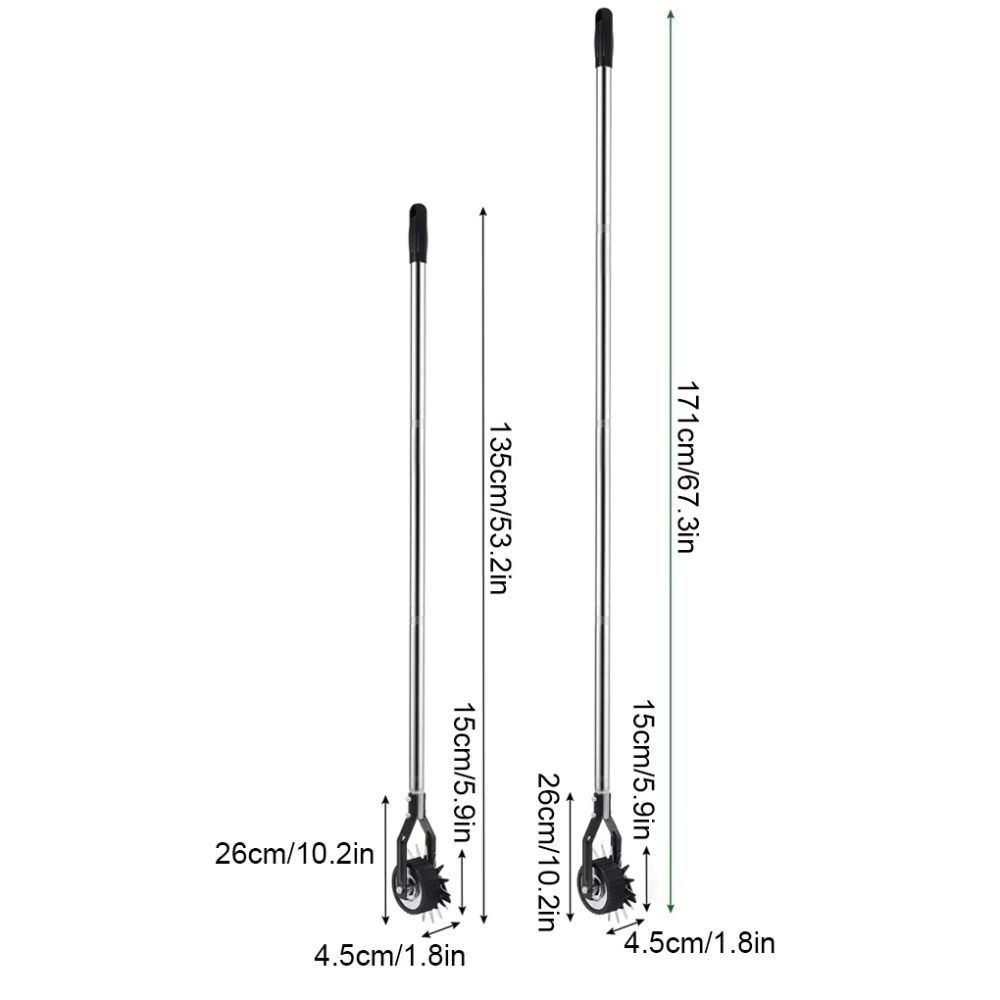 Adjustable Handle Garden Edging Tool Stainless Steel Grass Trimmer Lawn Edger  Lawn Maintenance