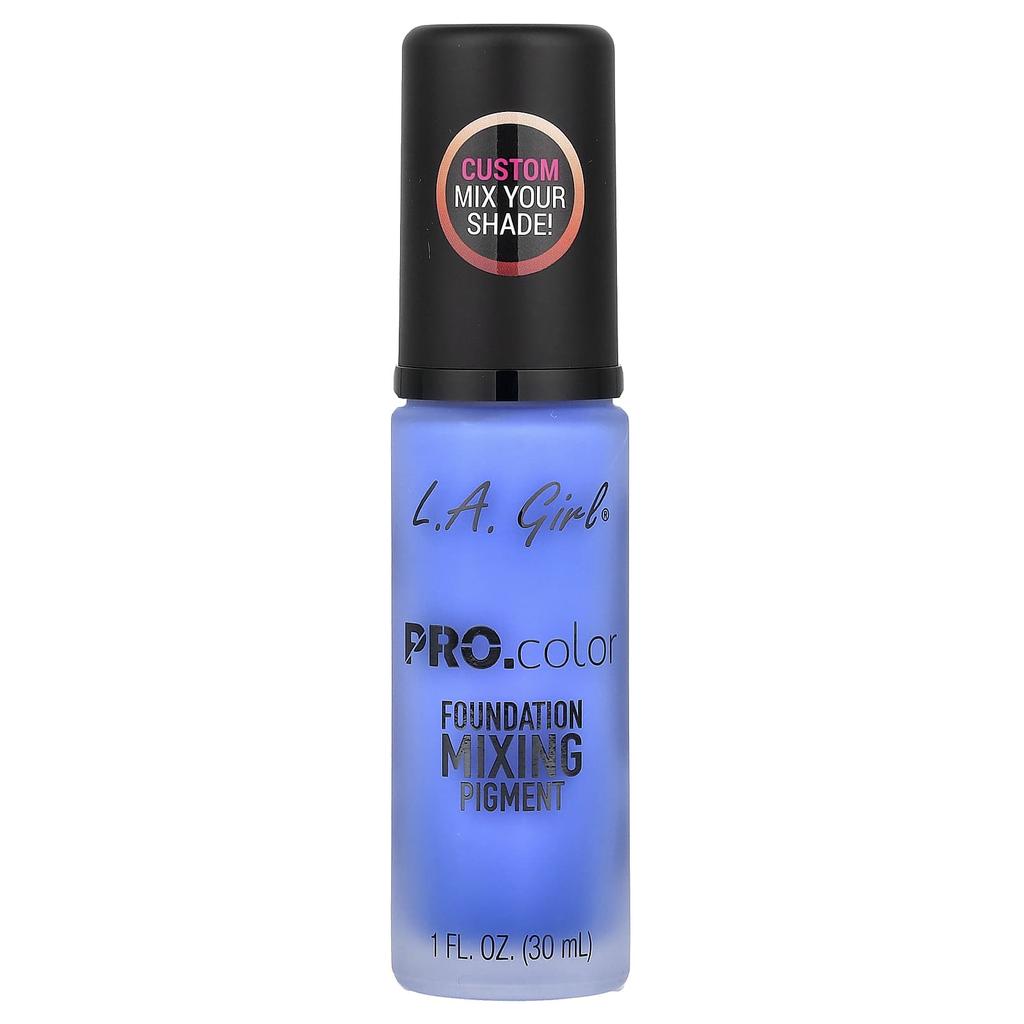 L.A. Girl PRO.color, Foundation Mixing Pigment, GLM714 Blue, 30ml (1fl Oz)