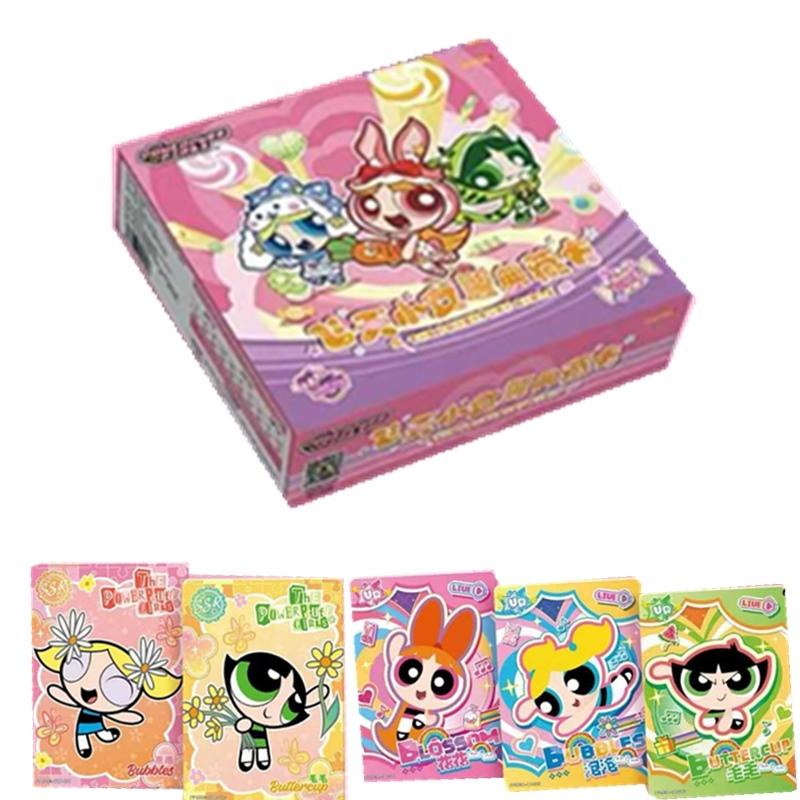 The Powerpuff Girls Season Candy Bag Blossom Bubbles Anime Character Peripheral Collection Card Toy Gift