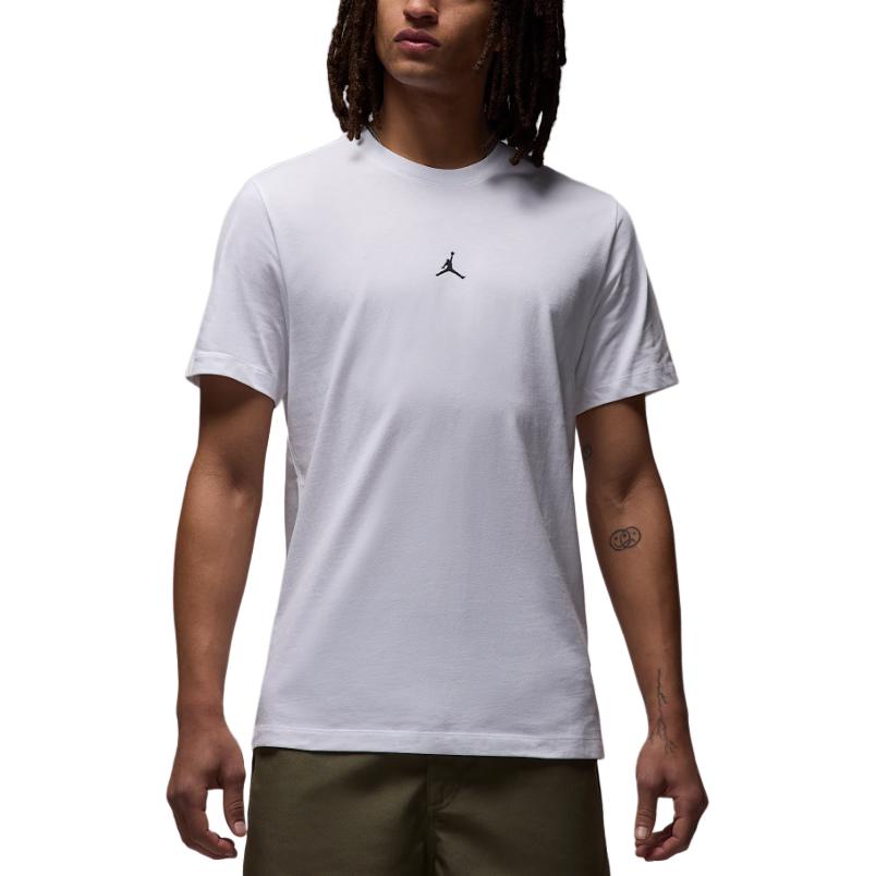 Air Jordan Flight Essentials T-Shirt White/Black Men Tops IB7520-100