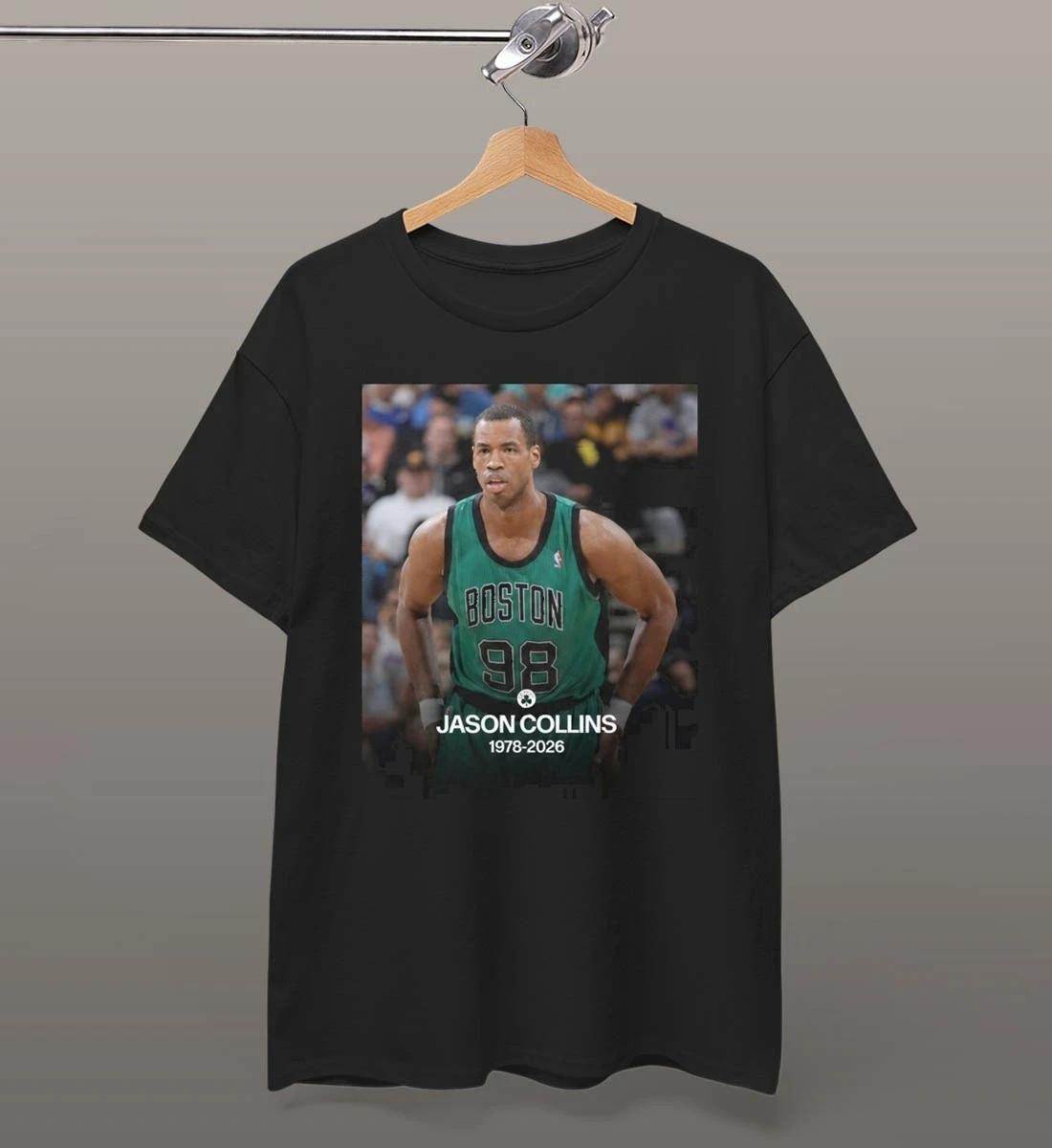 Jason Collins T-Shirt Black Cotton All size S-5XL BS1645 S