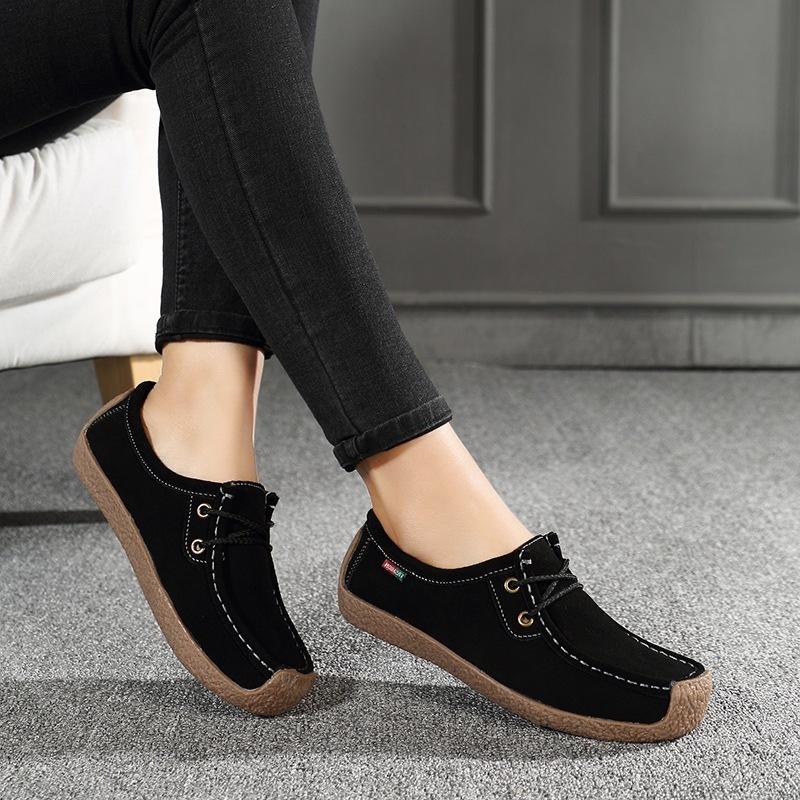 Casual Women's Shoes - Single Shoes, New Style, Flat Bottom, Large Size, Soft Sole, Anti-slip Property