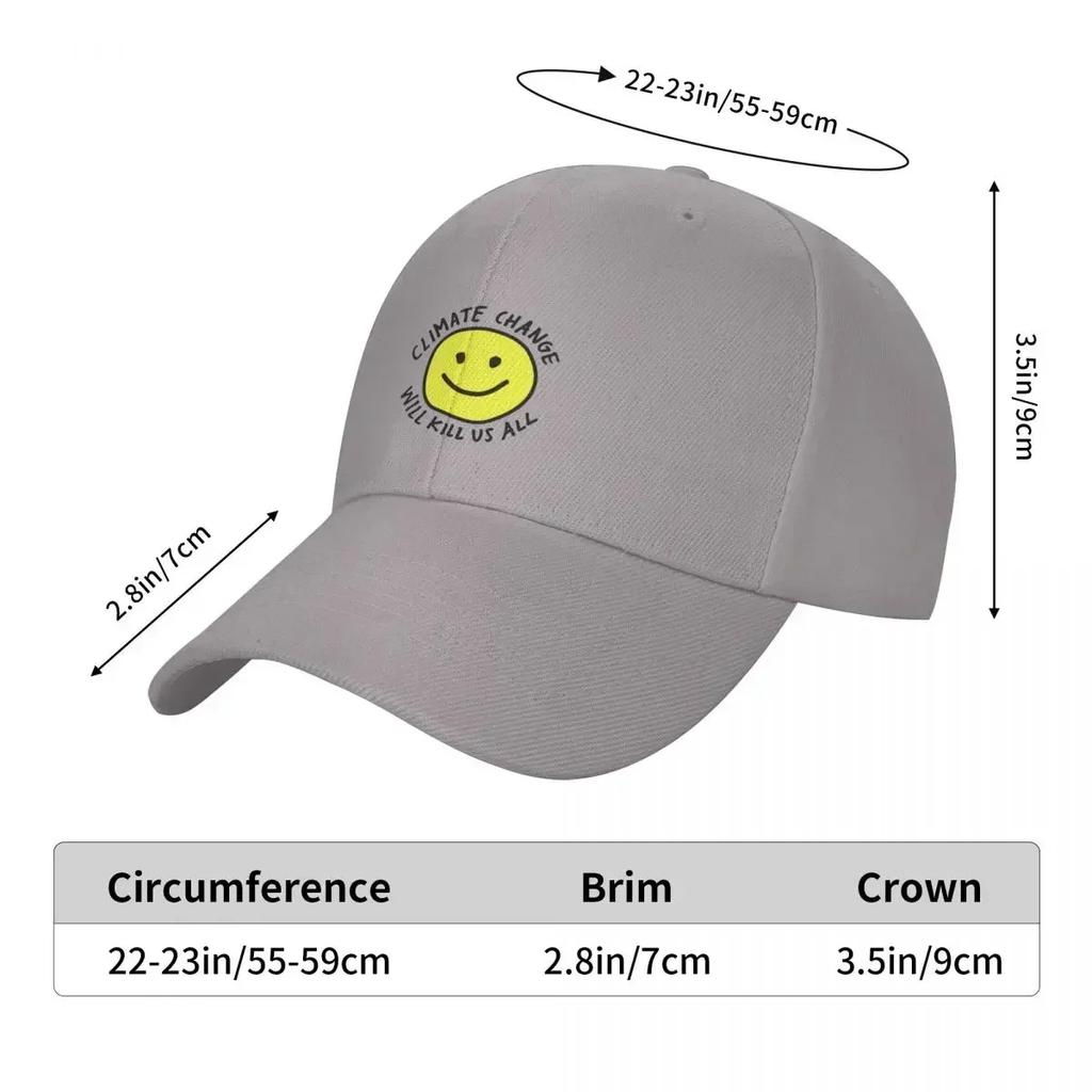 Stop Climate Change Cap Baseball Cap Hip Hop Sun Cap Ladies Hat Men's