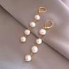 S925 Sterling Silver Fashion Pearl Earrings Freshwater Pearl Tassels Pearl Jewelry Drop Earrings Jewelry For Woman