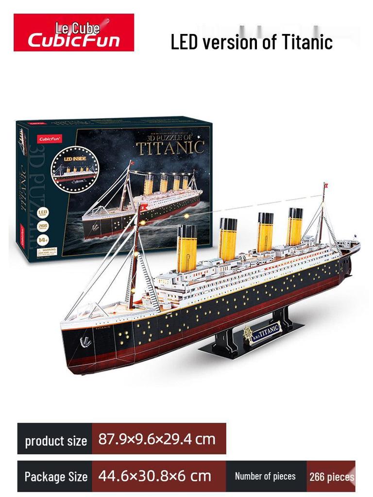 LoCube Royal Dragon 3D Puzzle: High-Difficulty Dragon Boat Model for Adults