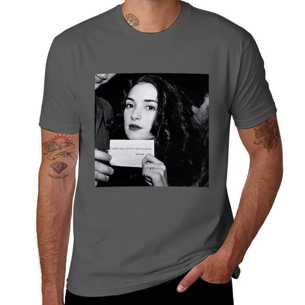 Winona Stole My Tshirt T Shirts Designer Cotton Tshirt 100 Tshirt