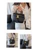 2025 Korean Style Printed Letter Women's Crossbody Bucket Bag - Spring Fashion