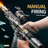 MK9 Electric Water Gun Automatic Water Shooting Toy Retractable Stock and Recoil for Kids Summer Outdoor Activities