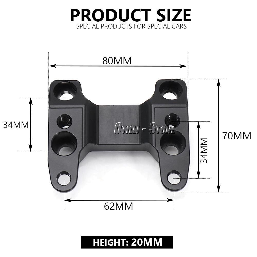 Motorcycle Accessories Handlebar Riser For YAMAHA TMAX560 TMAX T-MAX 560 2022-2024 Clamp Extend Handle Bar Adapter Mount