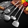 Zhaoran 316 Stainless Steel Wok Spatula & Soup Ladle Set