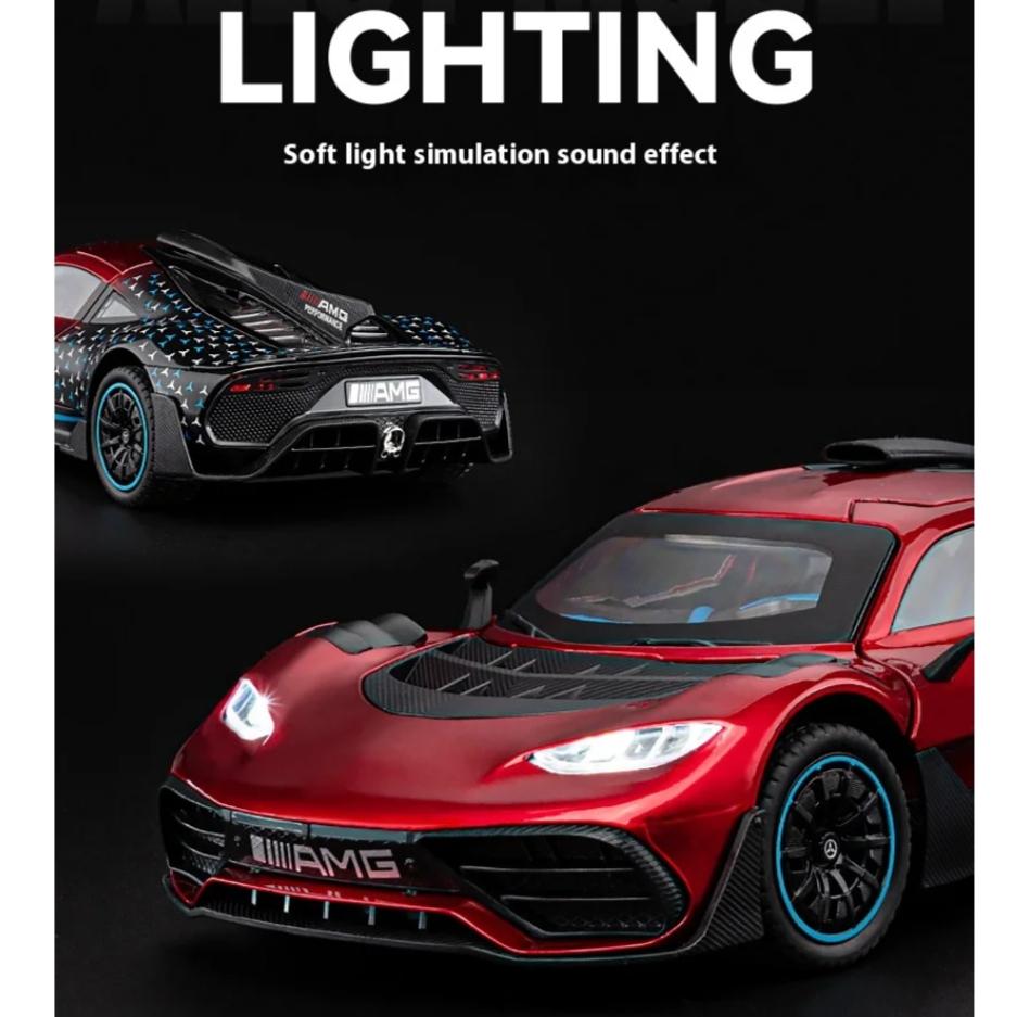 1/24 Scale BENZ AMG ONE Sports Car Model Toy Alloy Die Cast Car Toy Ornaments Suitable for Sports Car Gifts for Boys