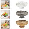 Decorative Pedestal Bowl Decor Stylish Fruit Basket Display Stand for Household Wedding Table