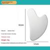 Stainless Steel Gua Sha Scraper Heart Shape Universal Face Massager Tool For Facial Beauty Eye Massage