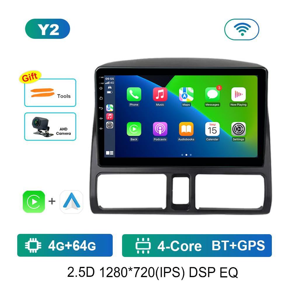 Android OS for Honda CR-V CRV 2 2001 - 2006 Car Radio Multimedia Player 4G Bluetooth WiFi GPS Navigation IPS Screen Auto Tools