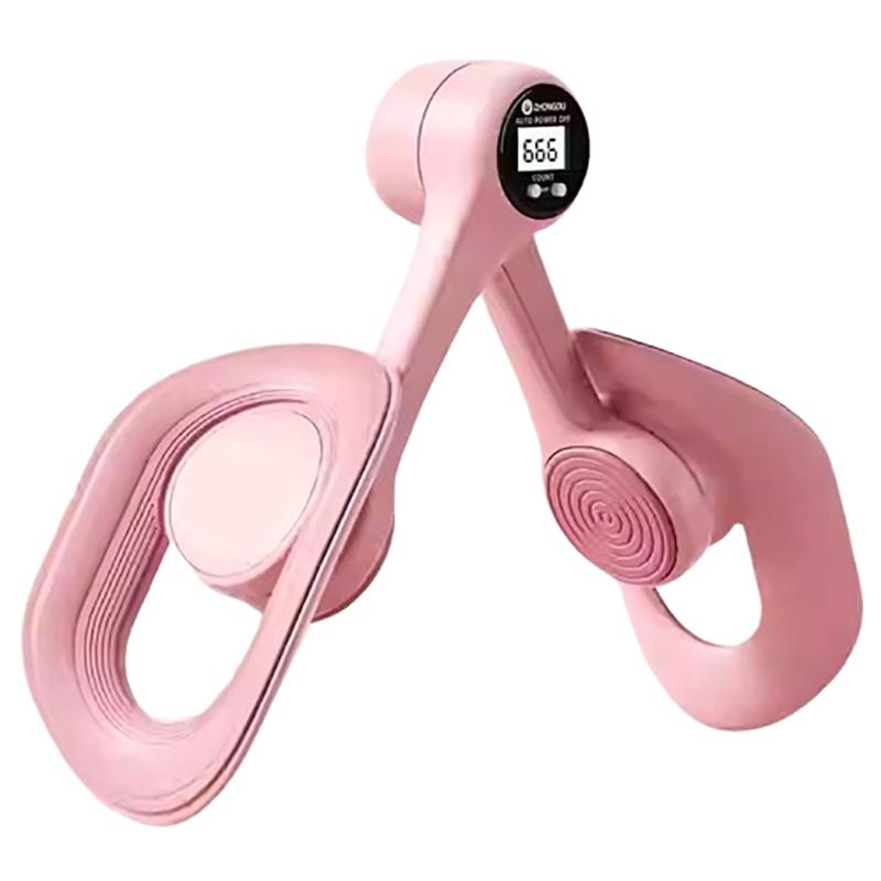 

Тренажер для мышц тазового дна, Упражнитель для мышц тазового дна - Модернизированный 2025, Умный экран с подсчетом и Увеличенная прилегающая поверхность розовый