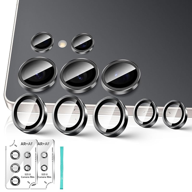 

[Set of 2]For Galaxy S25 Ultra camera film camera protection lens film Japan Asahi Glass Material Shatter prevention High transmission Shockproof