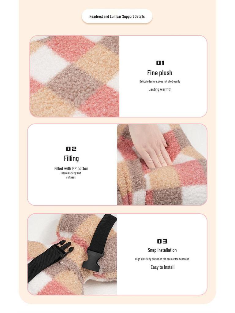 Plüsch-Autositzkissen für den Winter - Warm, Dick & Gemütlich für Herbst und Winter