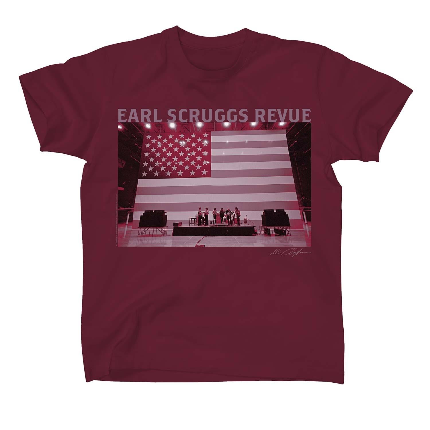 Men s Earl Scruggs Revue T-Shirt Mens Womens Tees Top Maroon S
