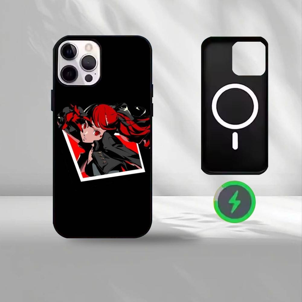 

Kasumi Persona Yoshizawa 5 Phone Case For iPhone17,16,15,14,13,12,11 Plus,For Magnetic Wireless Charge Cover iPhone11PROMAX