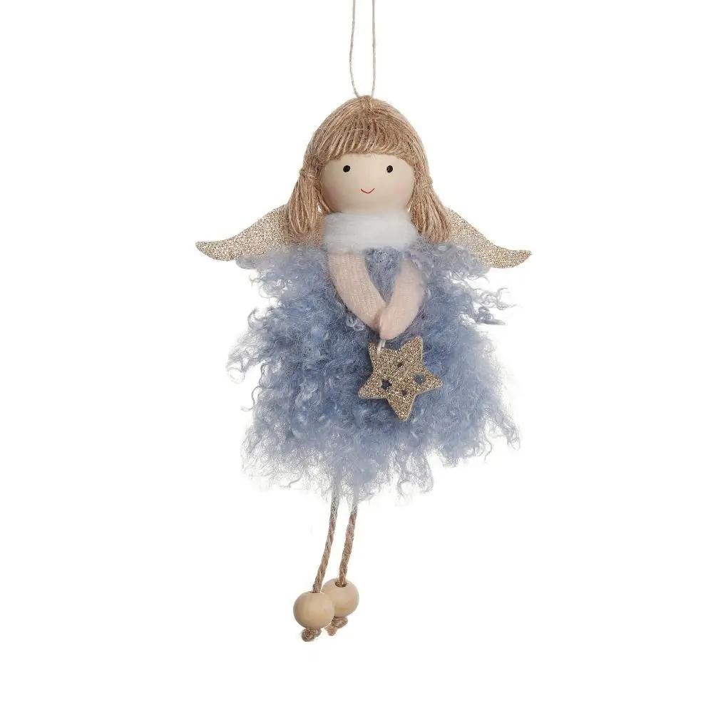 Multiple styles Cartoon Angel Pendant Durable Cute Christma Ornaments Handmade Xmas Angel Ornaments Kindergarten