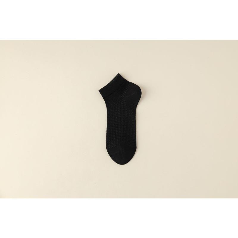 

Boneless Socks, Women s Perforated Mesh Breathable Short Socks, Pure Cotton Summer Thin Anti-odor, Sweat-absorbing, Low-top Short Socks 1 pair чорний