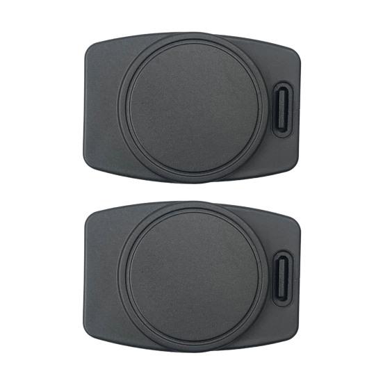 2Pcs Universal Car Seat Belt Clips Comfortable Shoulder Strap Adjuster Positioner Ergonomic Neck Relief Clip for Cars Trucks