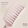 Yangzi Styling Fluffy Comb: Women's Portable Hairdressing Brush for Long Hair, Massage & Travel-Friendly, Curved & Vented Design.