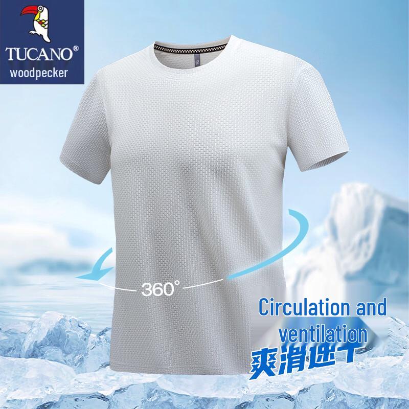 TUCANO Men s Short Sleeve Round Neck T-Shirt XL